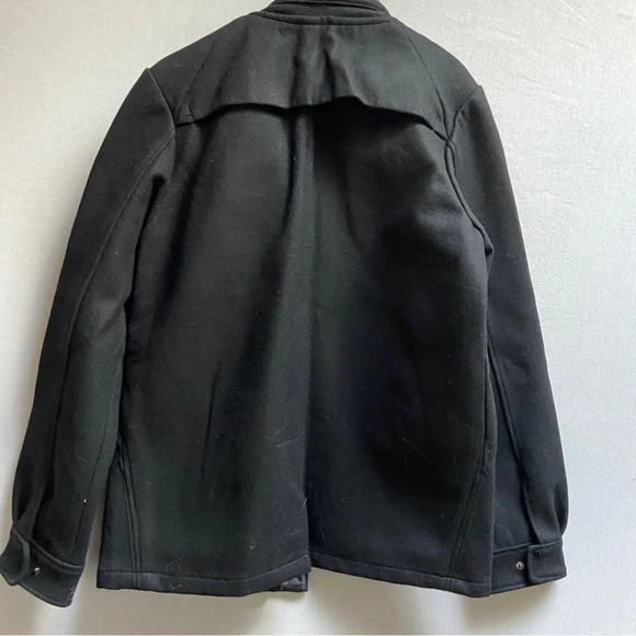 Zara Man wool blend zip button up jacket coat Sz L - Picture 2 of 11